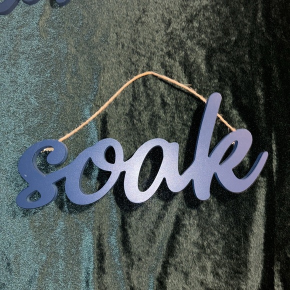 Bath Decor Bath Time, Bubble, Soak - Picture 4 of 10